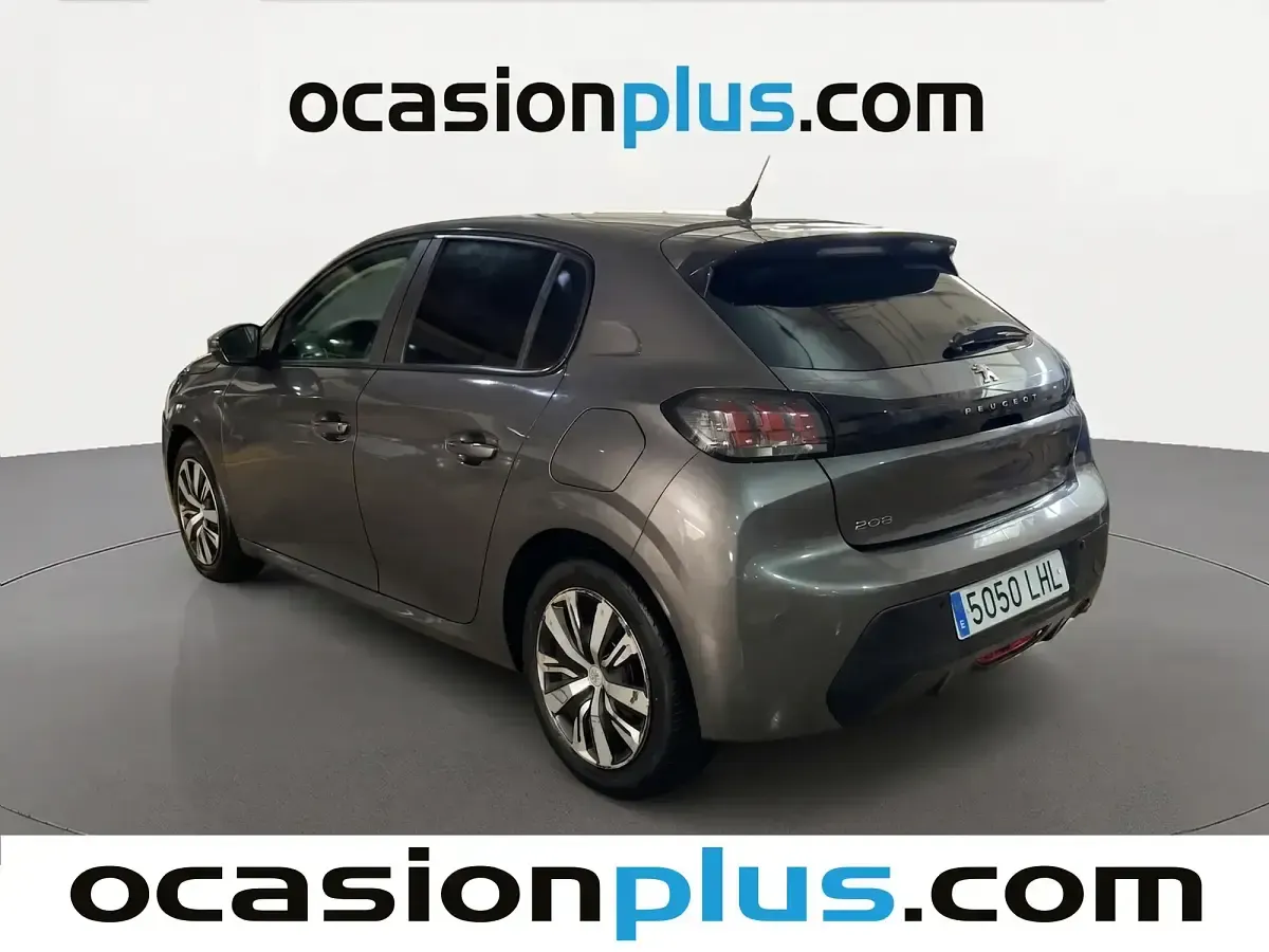 Usado Peugeot 208 Active 100 CV (73 kW) 2020 Gris Utilitario