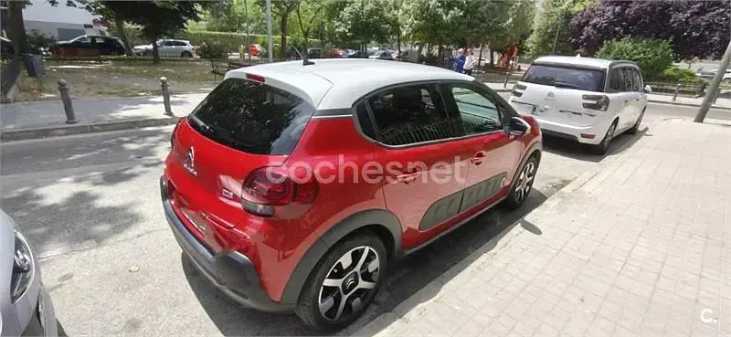 Usado Citroën C3 PureTech 82 CV (60 kW) 2018 Rojo Utilitario