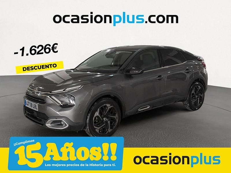 Gris Usado 2021 Citroën C4 PureTech Berlina | 17.890 € (Precio justo) - Imagen 1/4