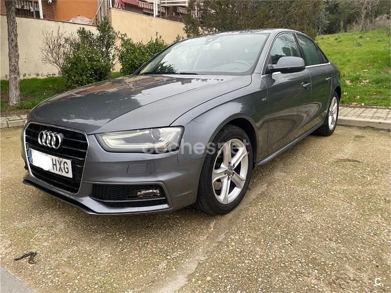 Usado Audi A4 S-Line 150 CV (110 kW) 2014 Gris / plata Berlina