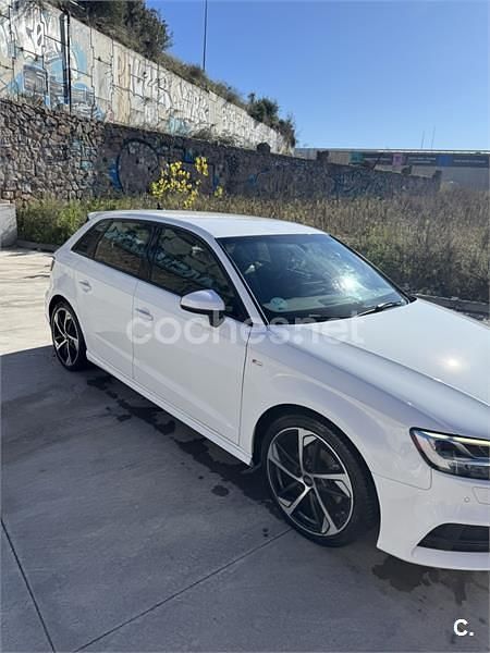 Usado Audi A3 S-Line 116 CV (85 kW) 2020 Blanco Berlina