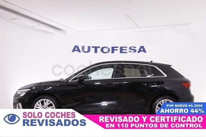Usado Audi A3 150 CV (110 kW) 2021 Negro Berlina