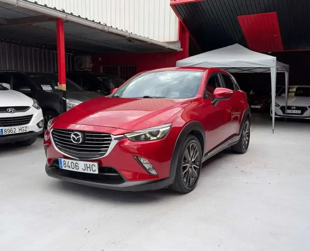 Usado Mazda CX-3 Style 105 CV (77 kW) 2015 Burdeos SUV