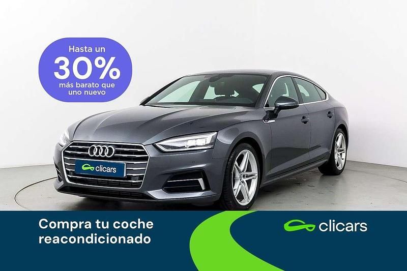 Usado Audi A5 Sportback S-Line 163 CV (119 kW) 2019 Gris Utilitario