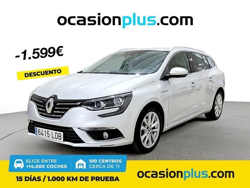 Gris / plata Usado 2019 Renault Mégane GrandTour Zen Familiar | 16.790 € (Precio justo) - Imagen 1/4