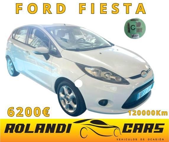Blanco Usado 2009 Ford Fiesta Trend Utilitario | 6200 € (Precio justo) - Imagen 1/4