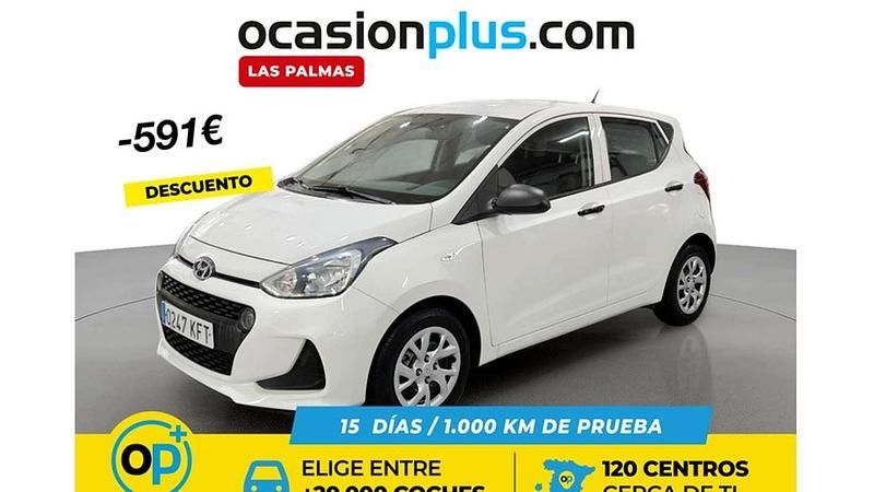 Usado Hyundai i10 67 CV (49 kW) 2017 Blanco Utilitario