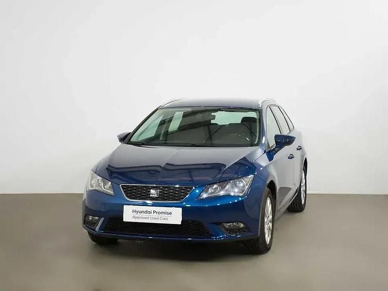 Usado Seat Leon Ecomotive 110 HP (80 kW) 2016 Azul Carrinha