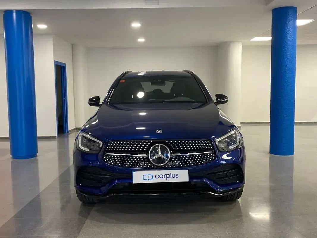 Usado Mercedes GLC220 194 CV (142 kW) 2020 Azul SUV