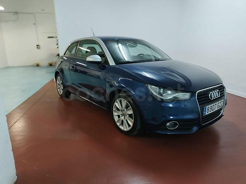 Usado Audi A1 Ambition 105 CV (77 kW) 2010 Azul Berlina