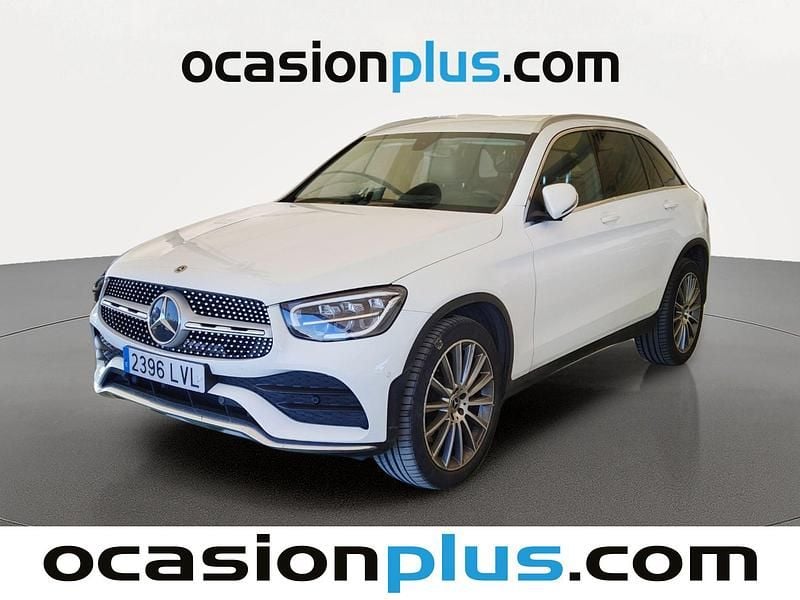 Blanco Usado 2021 Mercedes GLC220 AMG SUV | 40.810 € (Precio justo) - Imagen 1/4