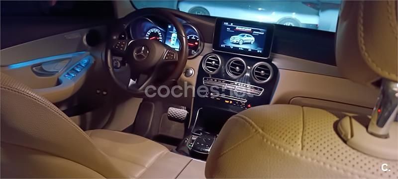 Usado Mercedes GLC220 170 CV (125 kW) 2017 Negro Coupe