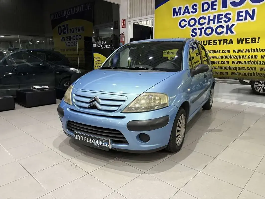 Usado Citroën C3 68 CV (50 kW) 2006 Azul Utilitario