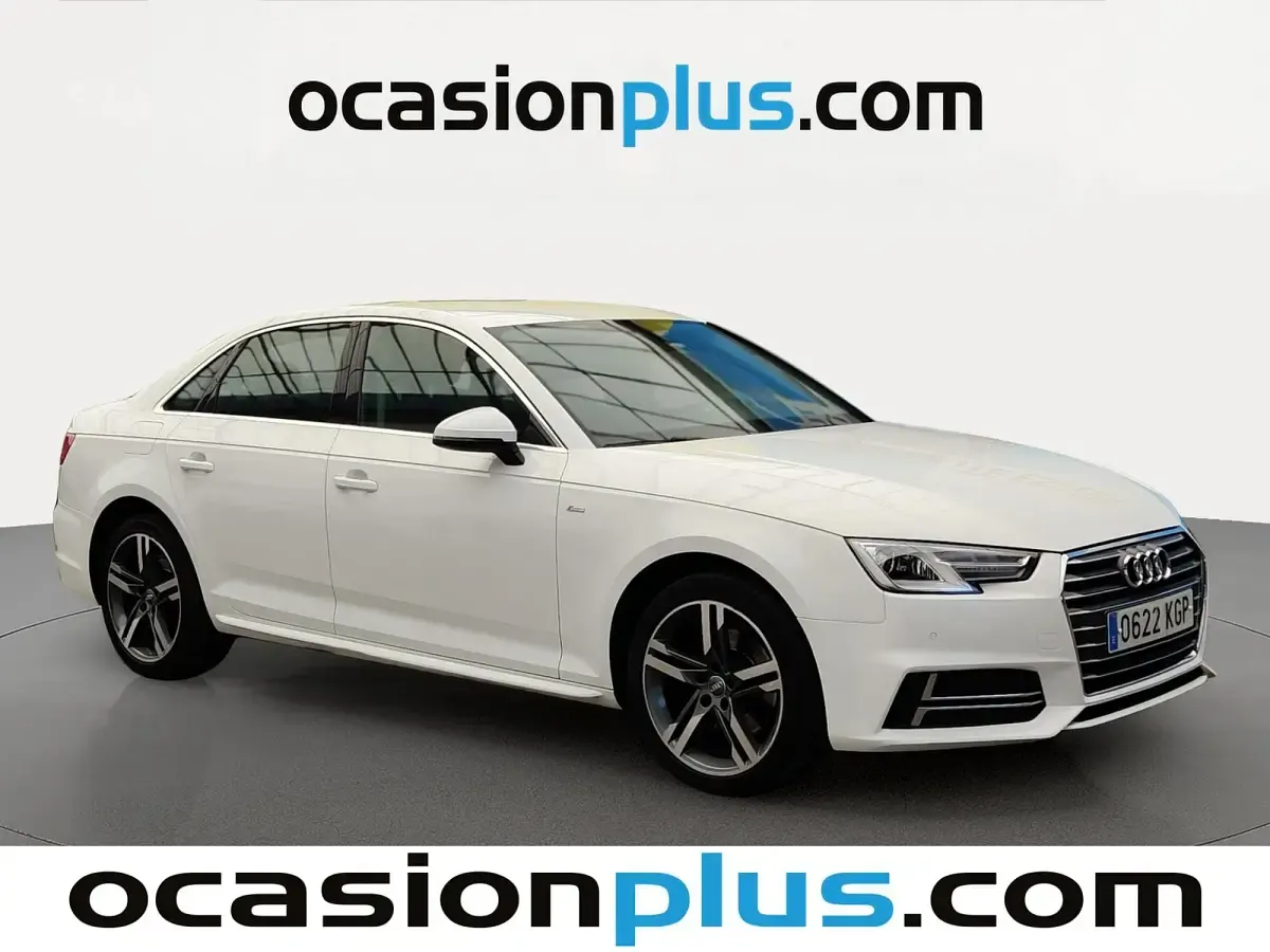 Usado Audi A4 S-Line 150 CV (110 kW) 2018 Blanco Berlina