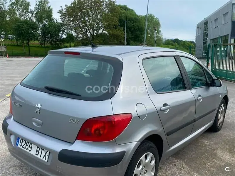 Usado Peugeot 307 110 CV (80 kW) 2002 Gris / plata Berlina