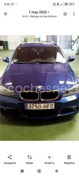 Usado BMW 320 170 CV (125 kW) 2011 Azul Familiar