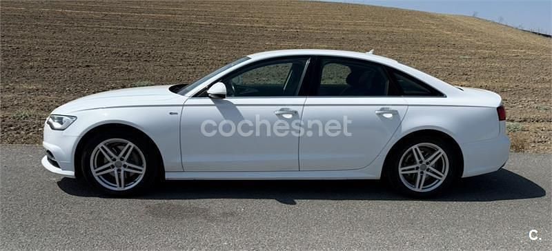 Usado Audi A6 S-Line 190 CV (139 kW) 2017 Blanco Berlina