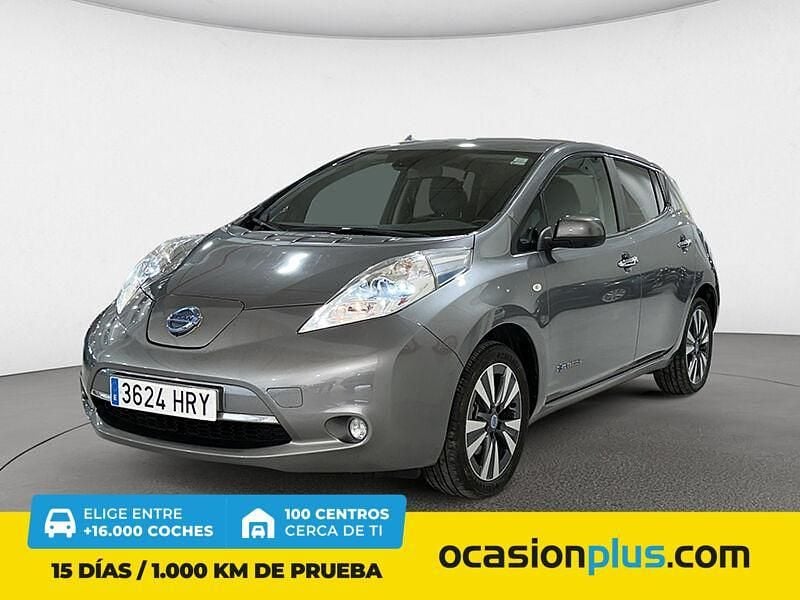 Gris Usado 2013 Nissan Leaf Tekna Utilitario | 7450 € (Precio justo) - Imagen 1/4