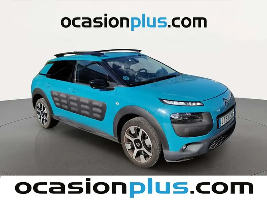 Usado Citroën C4 Cactus PureTech 110 CV (80 kW) 2018 Azul Utilitario