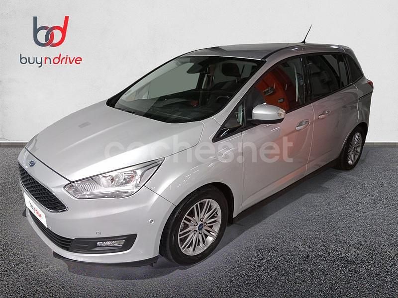 Gris / plata Usado 2017 Ford Grand C-Max Trend Monovolumen | 11.490 € (Precio justo) - Imagen 1/4