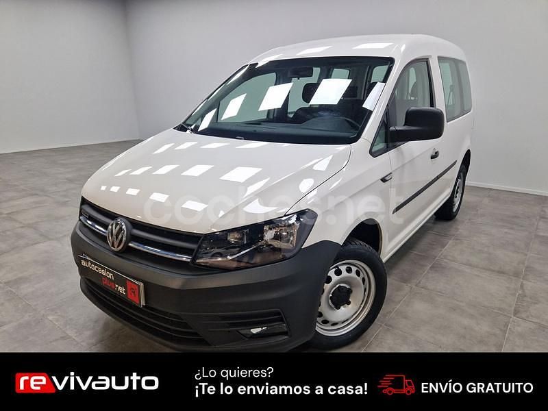 Blanco Usado 2018 VW Caddy Trendline Monovolumen | 16.990 € (Un poco caro) - Imagen 1/4