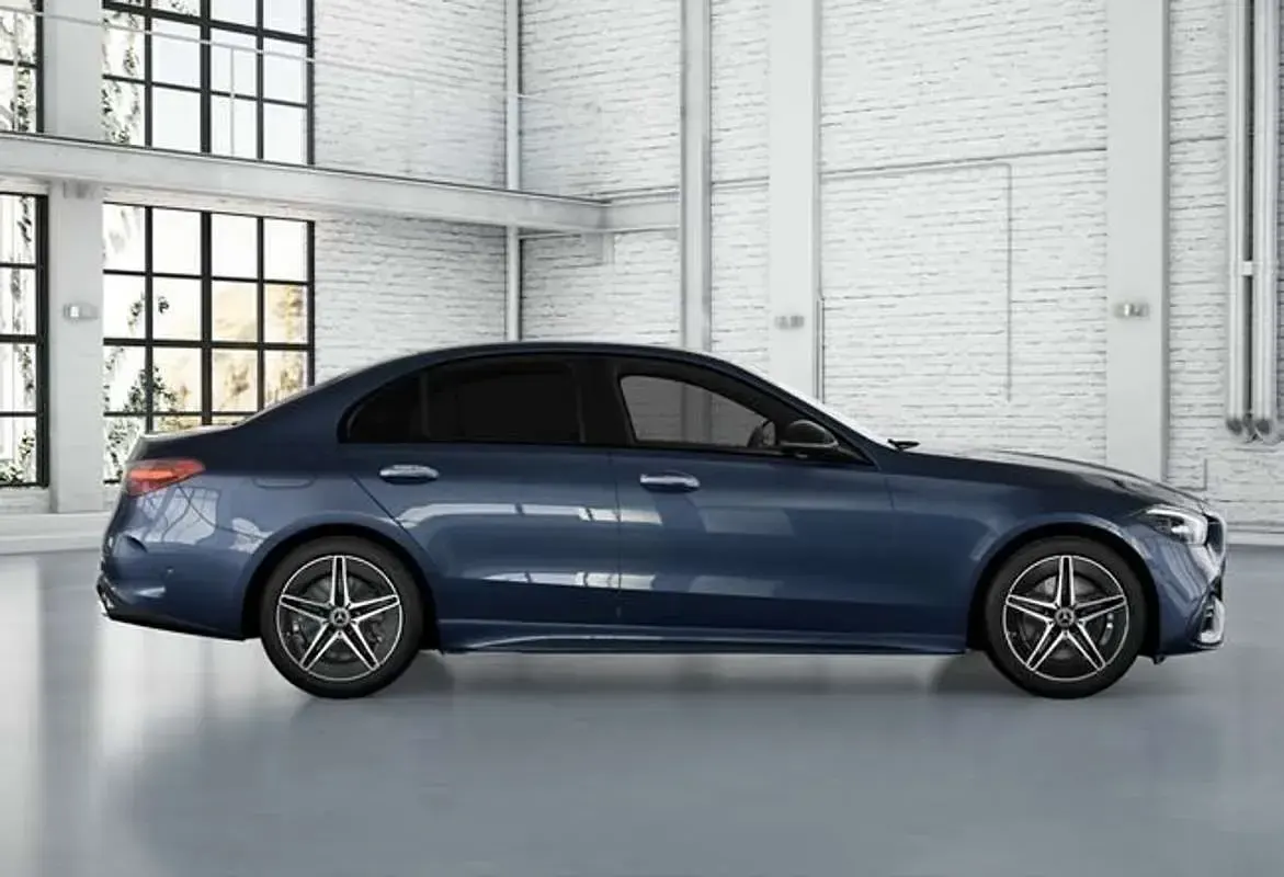 Usado Mercedes C200 207 CV (152 kW) 2022 Azul Berlina