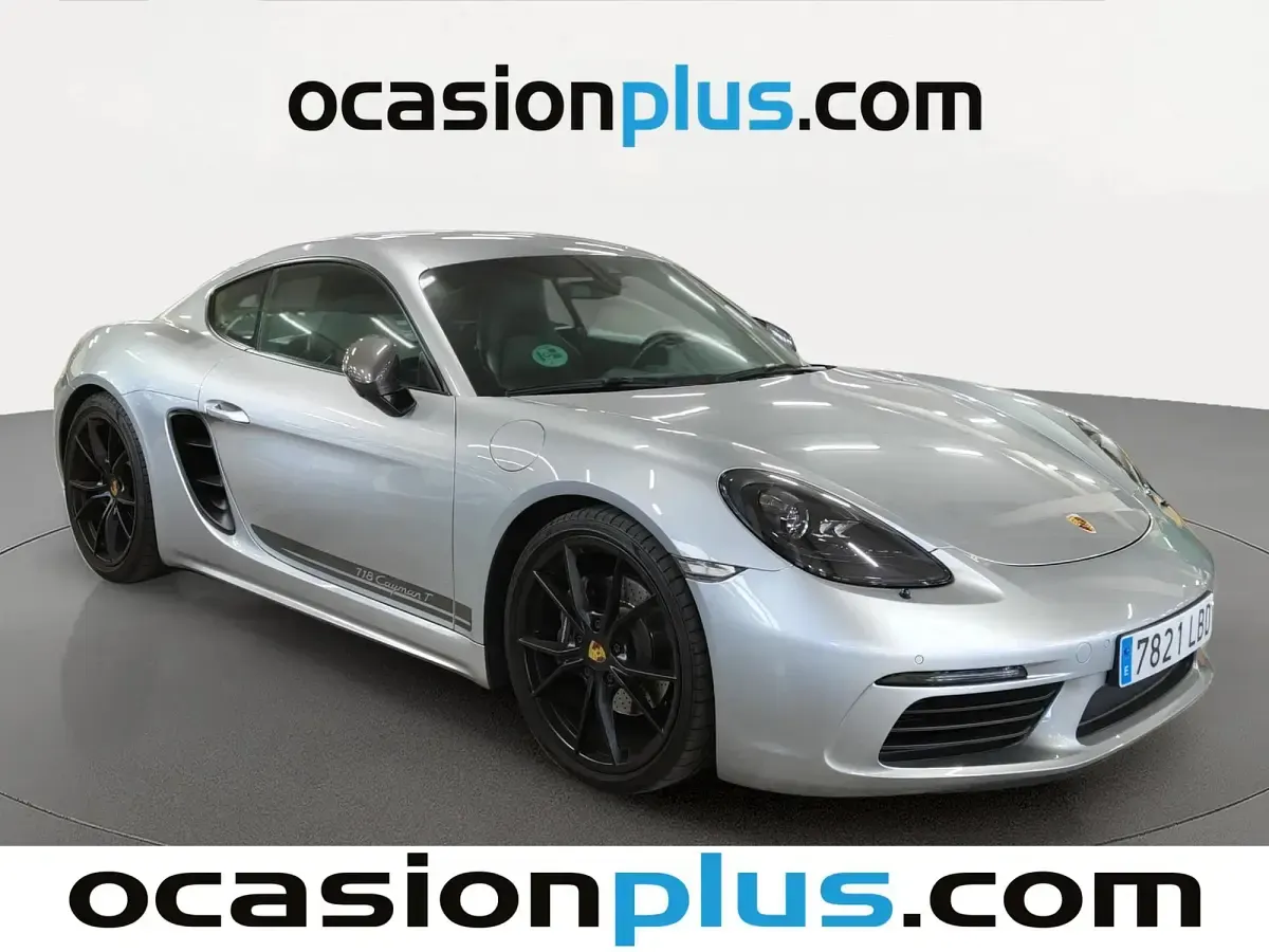 Usado Porsche 718 Cayman T 300 CV (220 kW) 2019 Gris plata Coupe