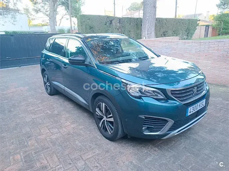 Usado Peugeot 5008 Allure 130 CV (95 kW) 2018 Azul SUV