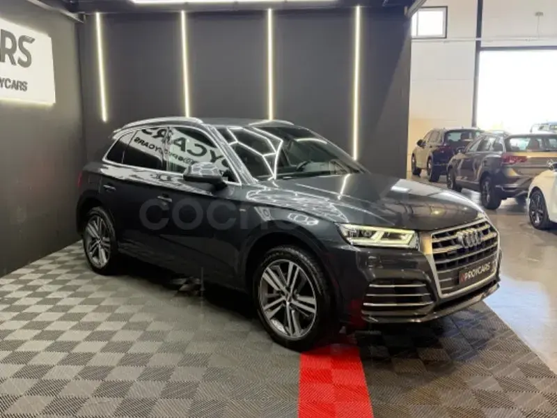 Usado Audi Q5 S-Line 190 CV (139 kW) 2017 Gris / plata SUV
