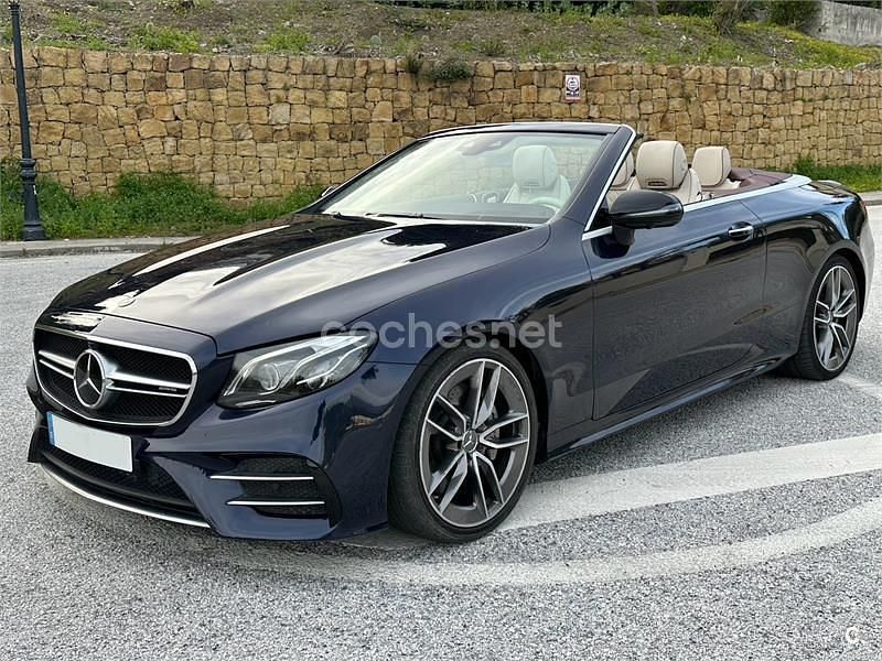 Usado Mercedes E53 AMG 435 CV (319 kW) 2020 Azul Descapotable