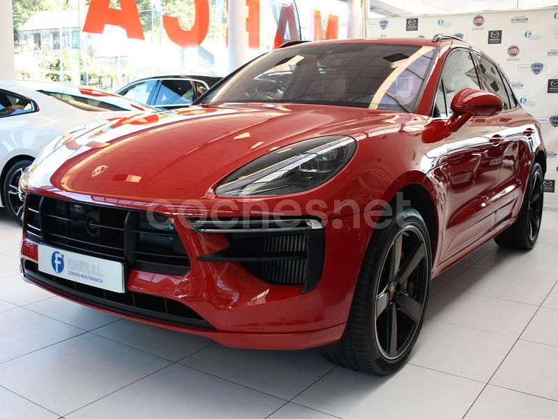 Rojo Usado 2021 Porsche Macan Turbo SUV | 77.900 € (Caro) - Imagen 1/4