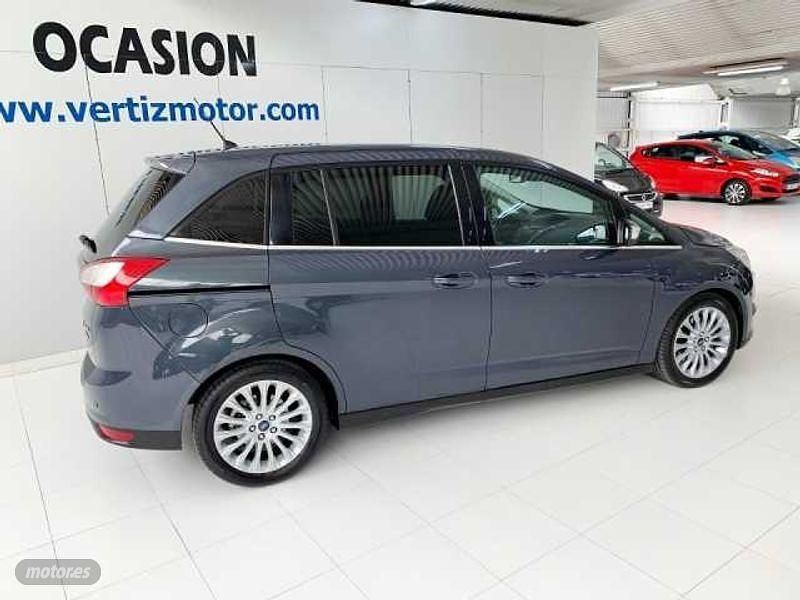 Usado Ford Grand C-Max Titanium 125 CV (91 kW) 2014 Gris Monovolumen