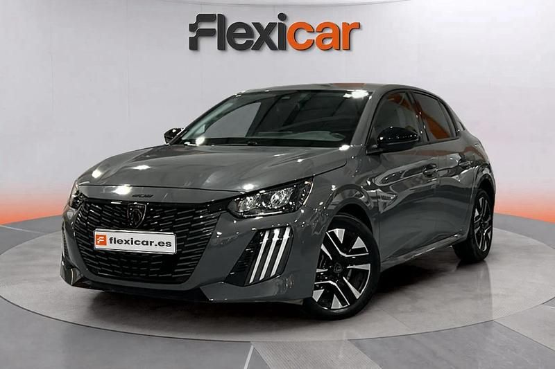 Usado Peugeot 208 Allure 102 CV (75 kW) 2024 Gris Utilitario