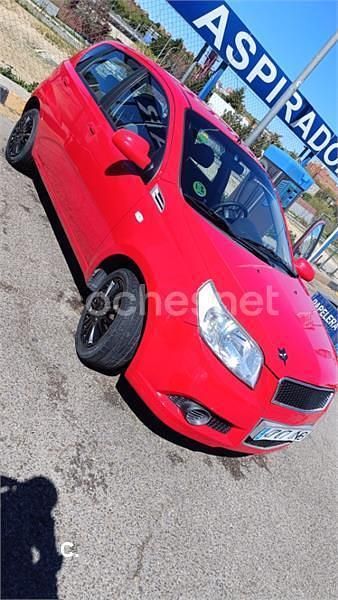 Usado Chevrolet Aveo LS 100 CV (73 kW) 2009 Rojo Berlina