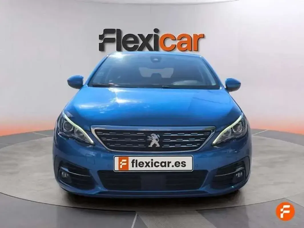 Usado Peugeot 308 Active 131 CV (96 kW) 2020 Azul Utilitario