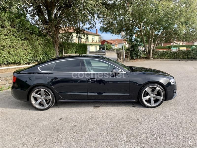 Usado Audi A5 Sportback S-Line 177 CV (130 kW) 2013 Negro Utilitario