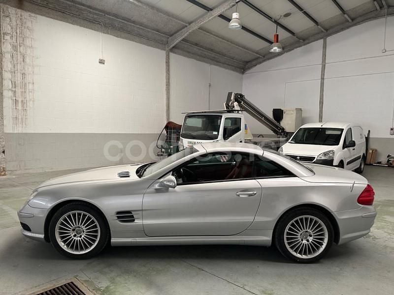 Usado Mercedes SL350 245 CV (180 kW) 2003 Gris / plata Descapotable