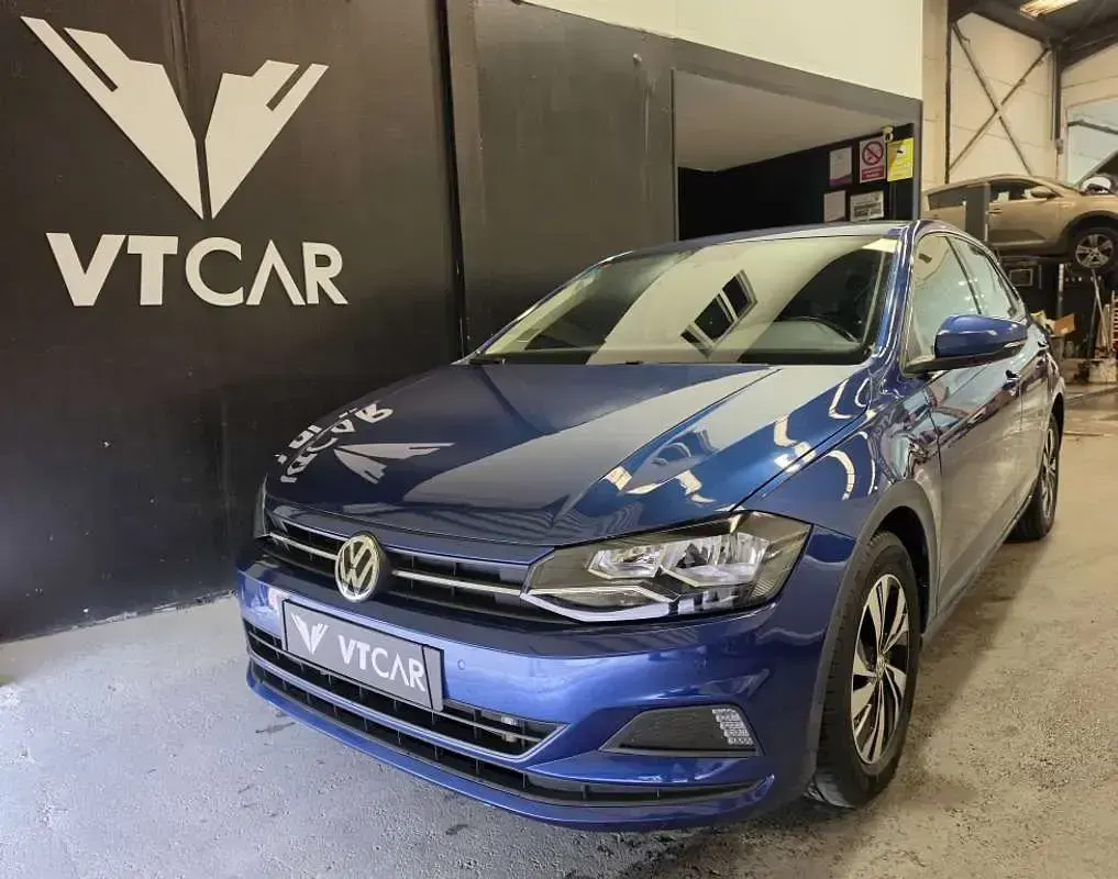 Usado VW Polo Advance 95 CV (69 kW) 2019 Azul Utilitario