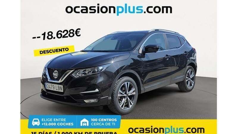 Negro Usado 2019 Nissan Qashqai N-Connecta SUV | 18.628 € (Precio justo) - Imagen 1/4