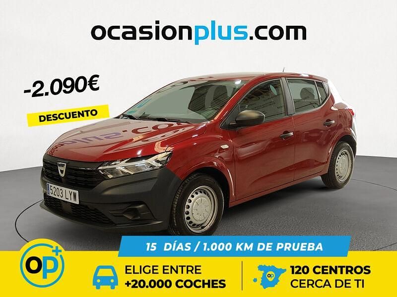 Rojo Usado 2022 Dacia Sandero Acces Berlina | 10.890 € (Buen precio) - Imagen 1/4