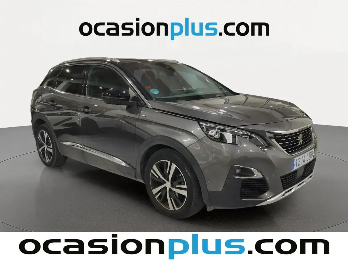 Usado Peugeot 3008 GT-line 130 CV (95 kW) 2019 Gris SUV