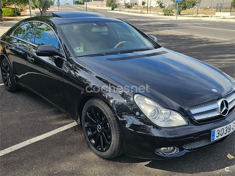 Negro Usado 2008 Mercedes CLS320 Berlina | 10.200 € (Precio justo) - Imagen 1/4