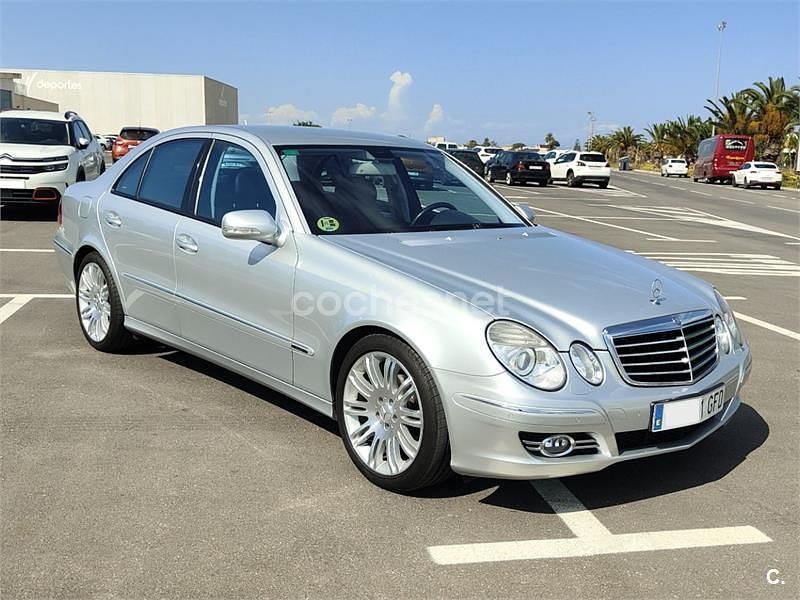 Gris / plata Usado 2008 Mercedes E220 Avantgarde Berlina | 10.800 € (Precio justo) - Imagen 1/4