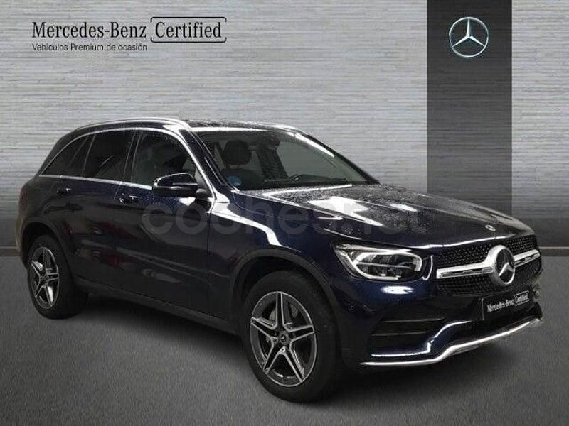Usado Mercedes GLC300e 306 CV (225 kW) 2021 Azul SUV