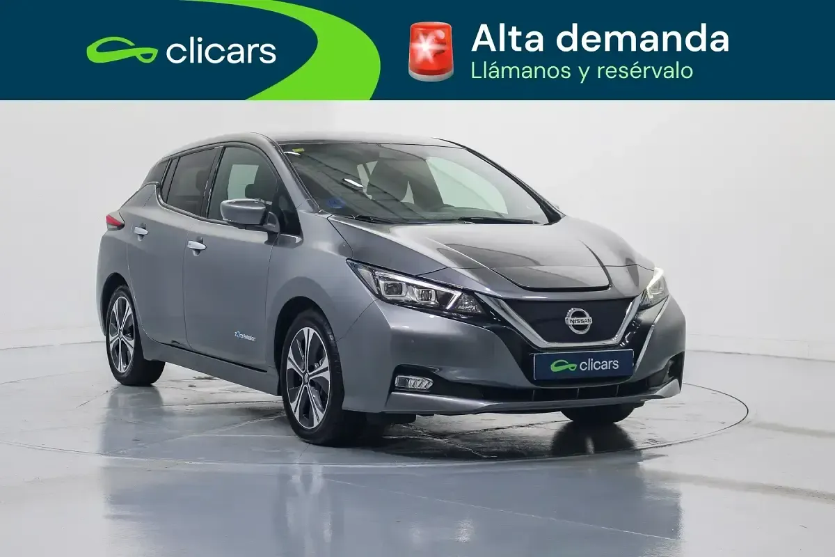 Usado Nissan Leaf Tekna 110 kW (150 CV) 2020 Gris Utilitario