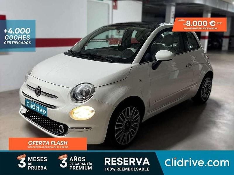 Usado Fiat 500 Lounge 69 CV (50 kW) 2016 Blanco Utilitario