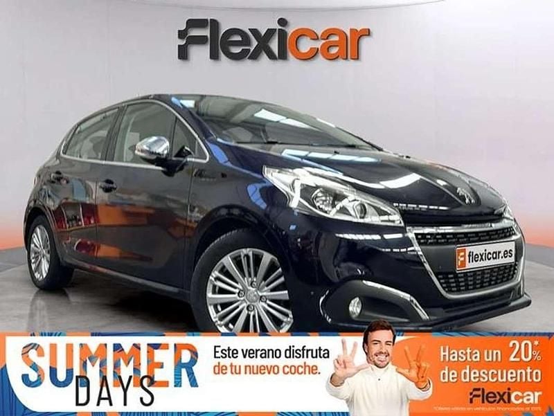 Negro Usado 2017 Peugeot 208 Allure+ Utilitario | 7690 € (Precio justo) - Imagen 1/4