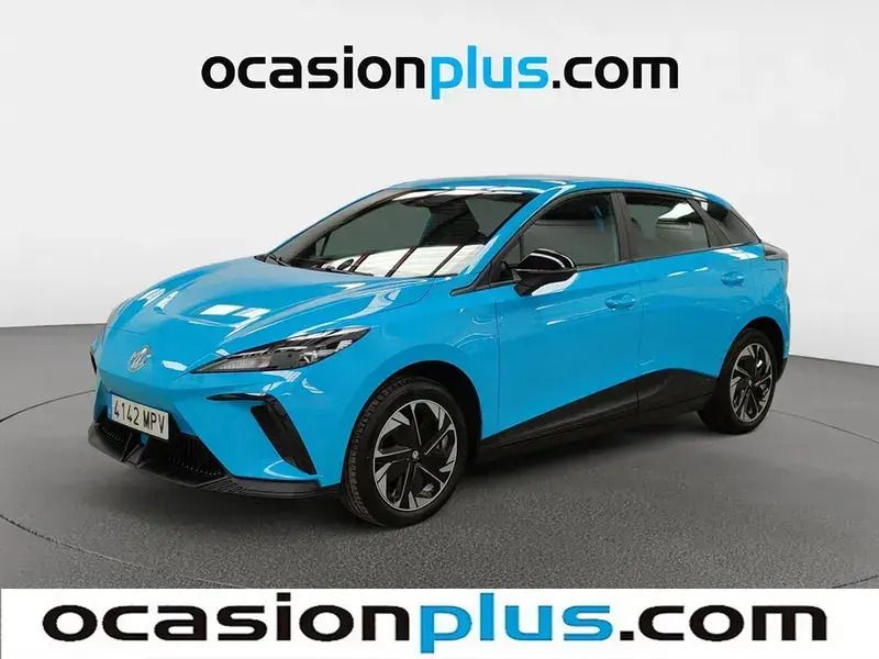 Azul Usado 2024 MG MG4 EV Utilitario | 22.273 € (Precio justo) - Imagen 1/4
