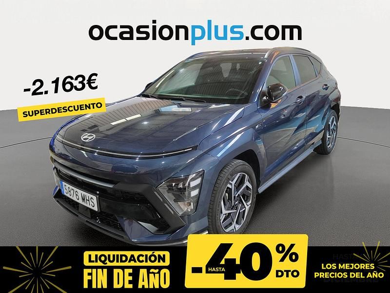 Azul Usado 2023 Hyundai Kona N Line SUV | 23.800 € - Imagen 1/4
