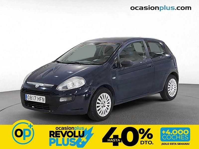 Usado Fiat Punto Evo Active 75 CV (55 kW) 2011 Azul Utilitario
